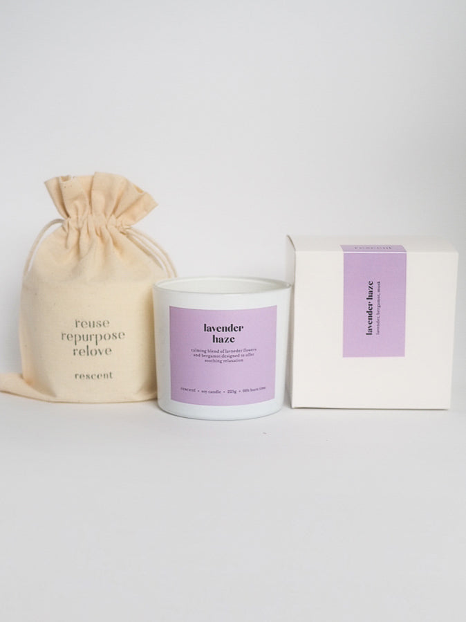 Soy Candle Lavender Haze │ Lavender, Bergamot, Musk