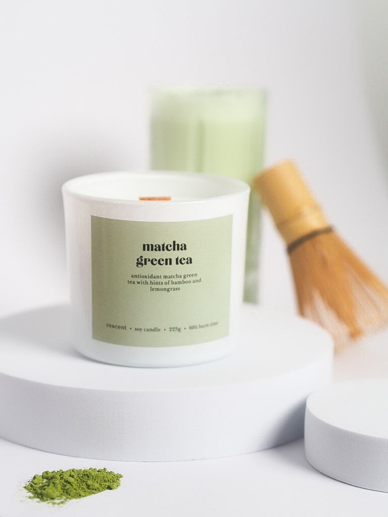 Soy Candle Matcha Green Tea │ Green Tea, Bamboo, Lemongrass