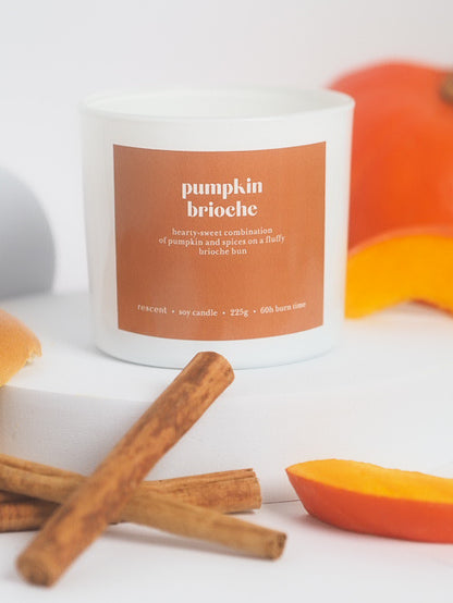 Soy Candle Pumpkin Brioche │ Pumpkin, Brown Sugar, Spices, Brioche