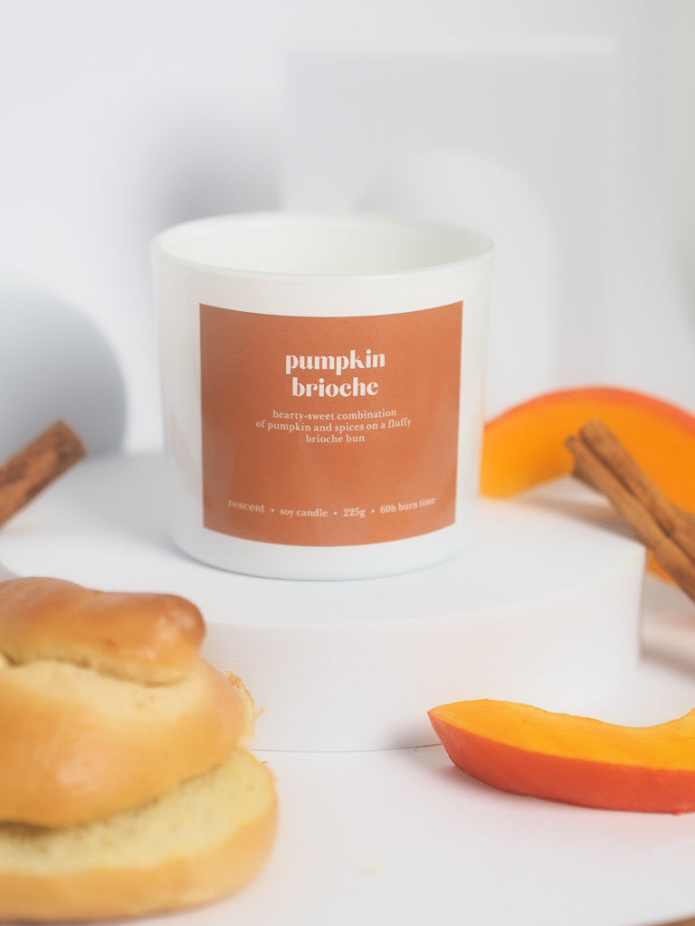 Soy Candle Pumpkin Brioche │ Pumpkin, Brown Sugar, Spices, Brioche