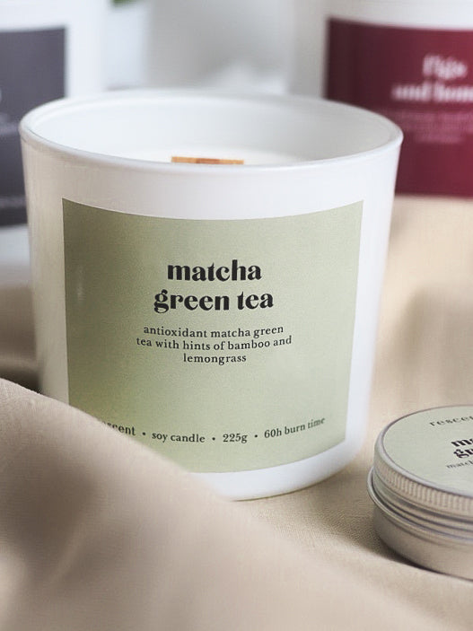 Soy Candle Matcha Green Tea │ Green Tea, Bamboo, Lemongrass