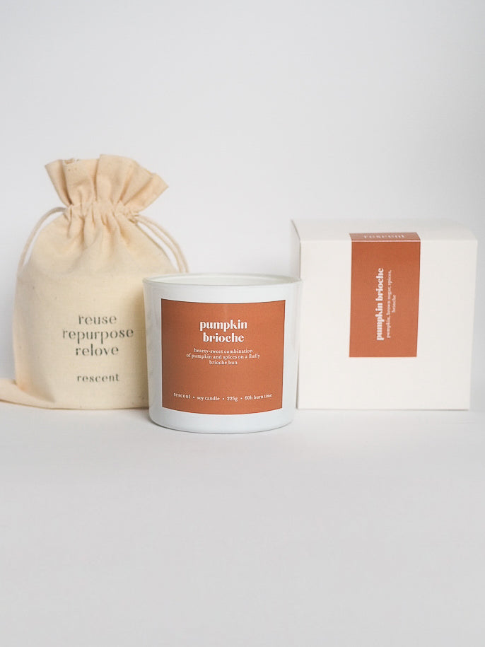 Soy Candle Pumpkin Brioche │ Pumpkin, Brown Sugar, Spices, Brioche